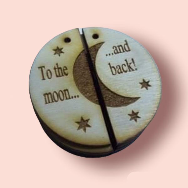 Σετ για μπρελόκ - To the moon and back