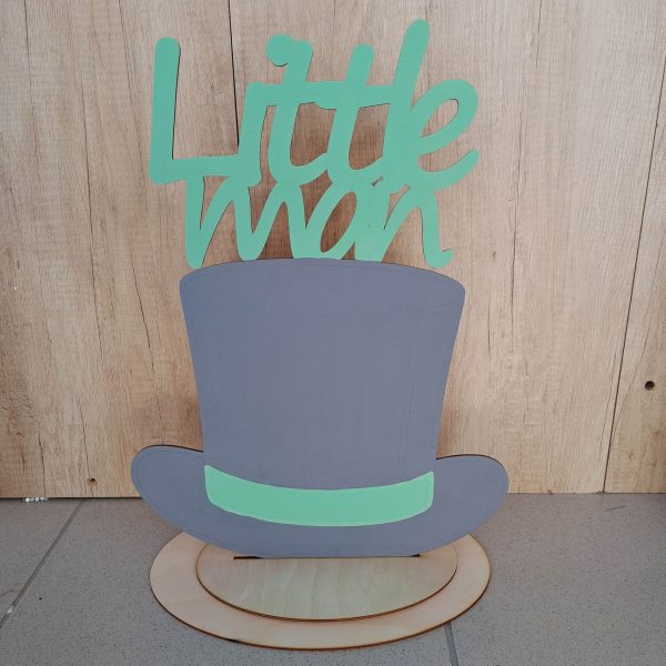 Ξύλινο σταντ - Καπέλο Little man